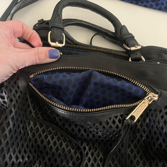 Black Leather Rebecca Minkoff Bag - Picture 2 of 6